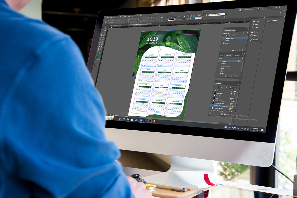 Professional Calendar Templates, a Stationery Template by Design Zone (Photo 5 of 5)