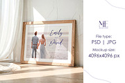 Horizontal Frame Mockup DIN A Poster, a Mockup by Mie Mockup Studio (Thumbnail 6 of 6)