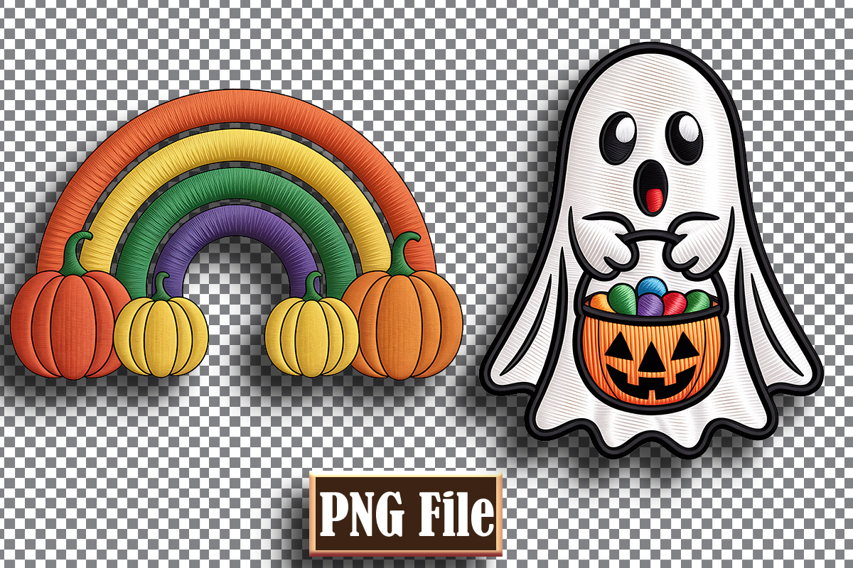 Halloween Embrotary Clipart Bundle, a Seasonal Illustration by protabsorkar11 (Photo 5 of 5)
