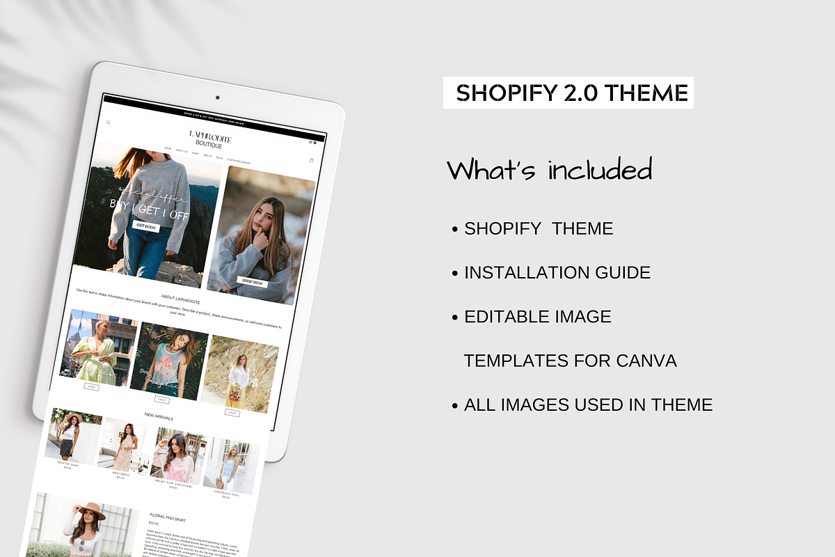 Laphrodite Boutique |shopify website, a Templates & Theme by Millennials Marketing (Photo 3 of 9)