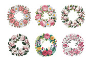 Watercolor Floral Clipart, a Decorative Illustration by ForhadGFX (Thumbnail 9 of 12)