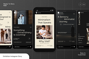 Minimalist Exhibition IG Story, a Social Media Template by Annora Studio (Thumbnail 1 of 6)