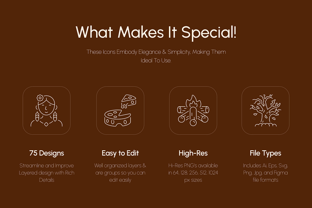 Thanksgiving Icons Collection, an Outline Icon by Prosymbols (Photo 2 of 7)