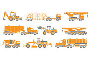 Big set of construction equipment, a Transportation Illustration by WINS Doodle shop (Thumbnail 3 of 7)