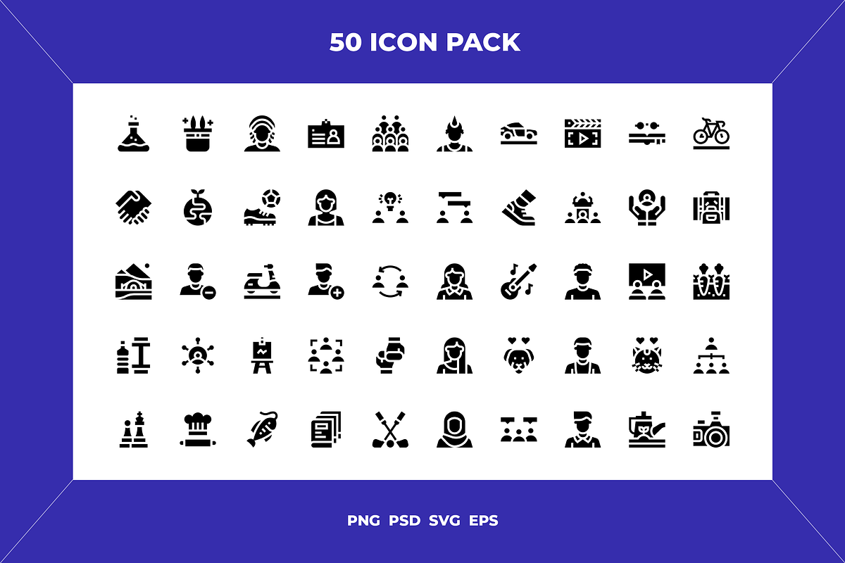 Social club icons, an Outline Icon by Wencory (Photo 1 of 2)