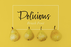 Delicious Brush Font