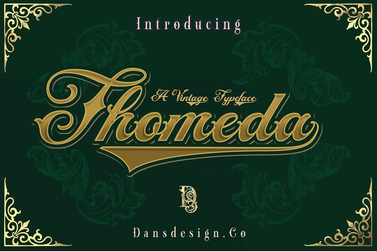 Thomeda, a Blackletter Font by dansdesign (Photo 1 of 6)