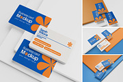Premium Business Card Mockup PSD, an Advertising Mockup by Onezero (Thumbnail 1 of 7)