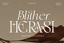 Blither Herasi - Elegant Serif