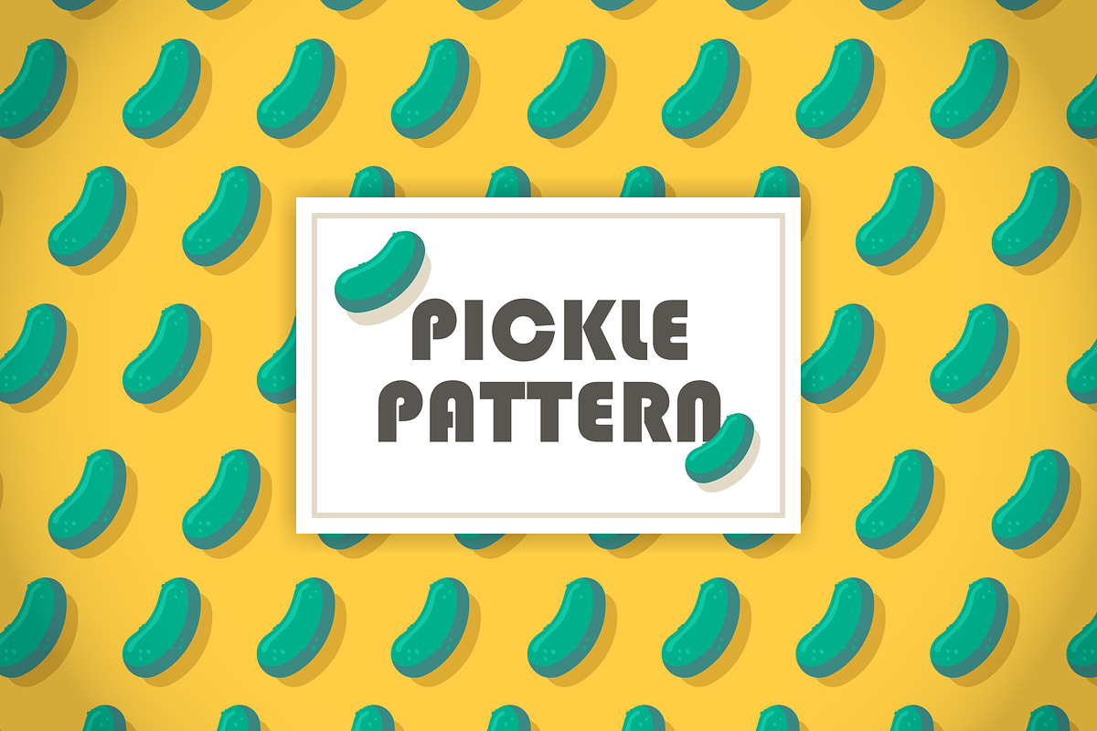 Pickle Pattern, a Pattern Graphic by Vector Kitchen by Zoljo