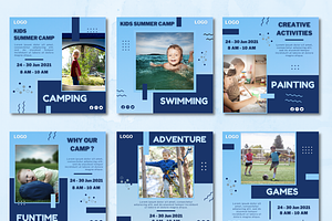 Instagram Kids Summer Camp Templates