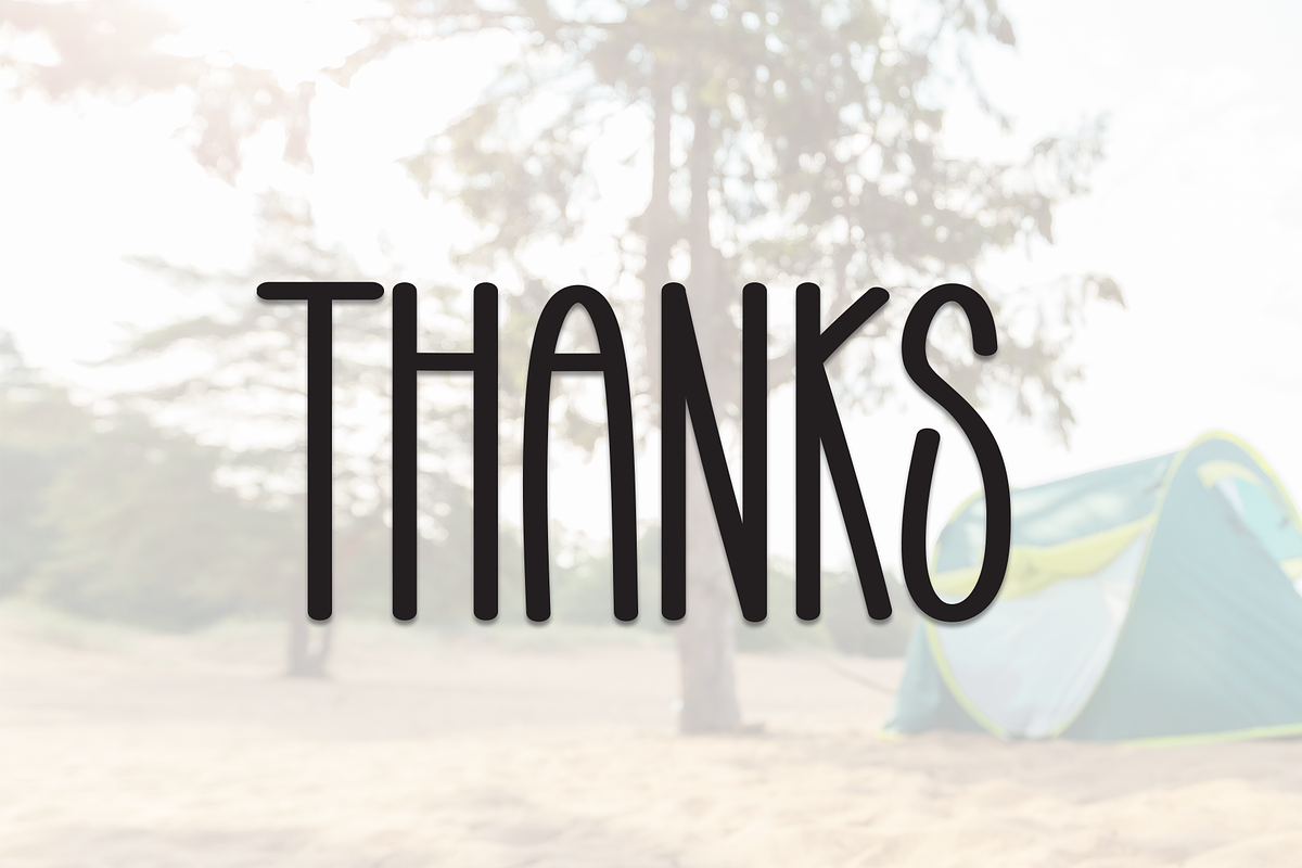 Summer Camping | Script Font, a Script Font by Scratchones (Photo 8 of 8)