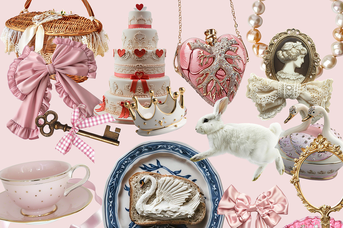 Rococo Coquette Collage