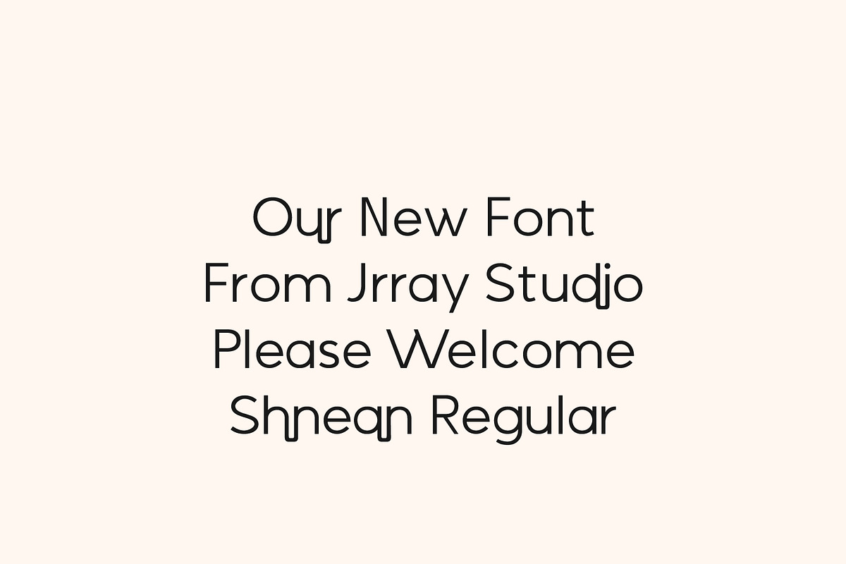 Shnean, a Sans Serif Font by Jrray Studio (Photo 5 of 7)