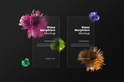 Glass Morpism Screen Mockup Vol. 2, a Wearable Device Mockup by Artlogs x Modaldesain (Thumbnail 1 of 5)