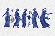 Greek aesthetics, a Decorative Illustration by Chikovnaya (Thumbnail 5 of 9)