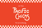 Retro foodie Handdrawn Font Kimchi, a Font by Courtney Flannagan Design (Thumbnail 2 of 9)