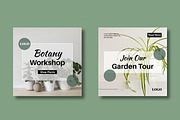 Botanical Social Media Template, a Social Media Template by MightyDesign (Thumbnail 4 of 8)