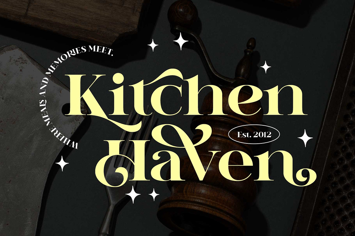 Reindan - Beautiful Bold Serif, a Font by Novitype (Photo 9 of 14)