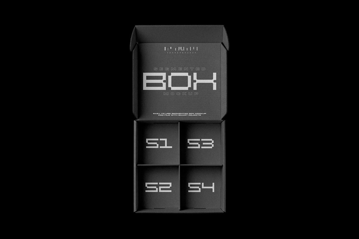 Segmented Box Mockup, a Packaging Mockup by Design Squad