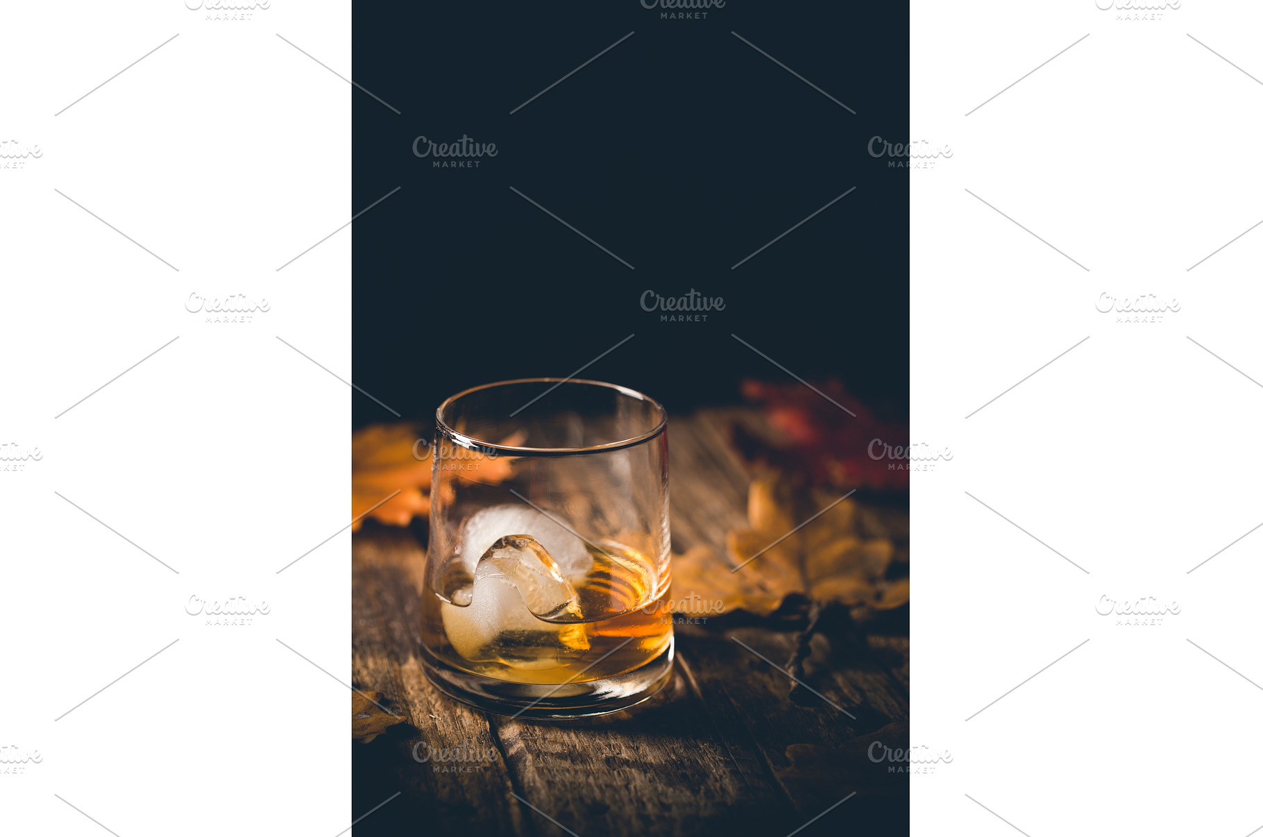 Glass of scotch whiskey, a Food & Drink Photo by piter.goskov