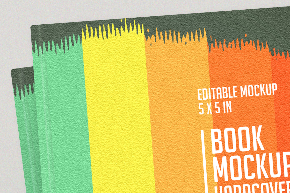 Open Hardcover Book Mockup (Square), a Print Template by ArtefShop (Photo 17 of 22)
