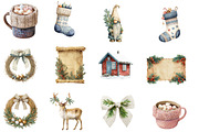 Nordic Christmas Clipart, an Illustration by Designworld (Thumbnail 2 of 6)