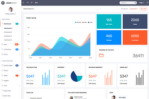 Pixel Admin-Responsive Dashboard Kit