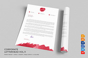 Corporate Letterhead 11 with MS Word, a Stationery Template by ND Design (Thumbnail 1 of 9)
