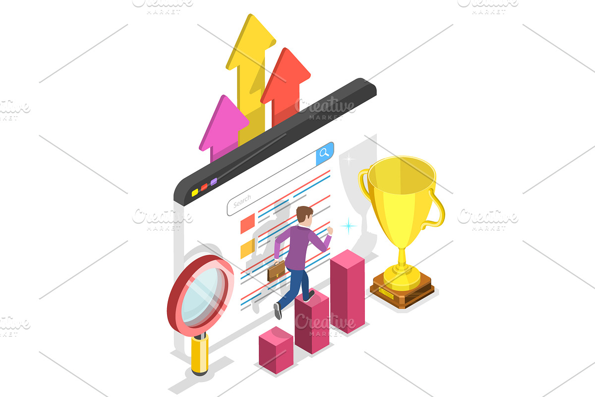 Digital Marketing Set 01, an Illustration by AndriiStore (Photo 6 of 10)