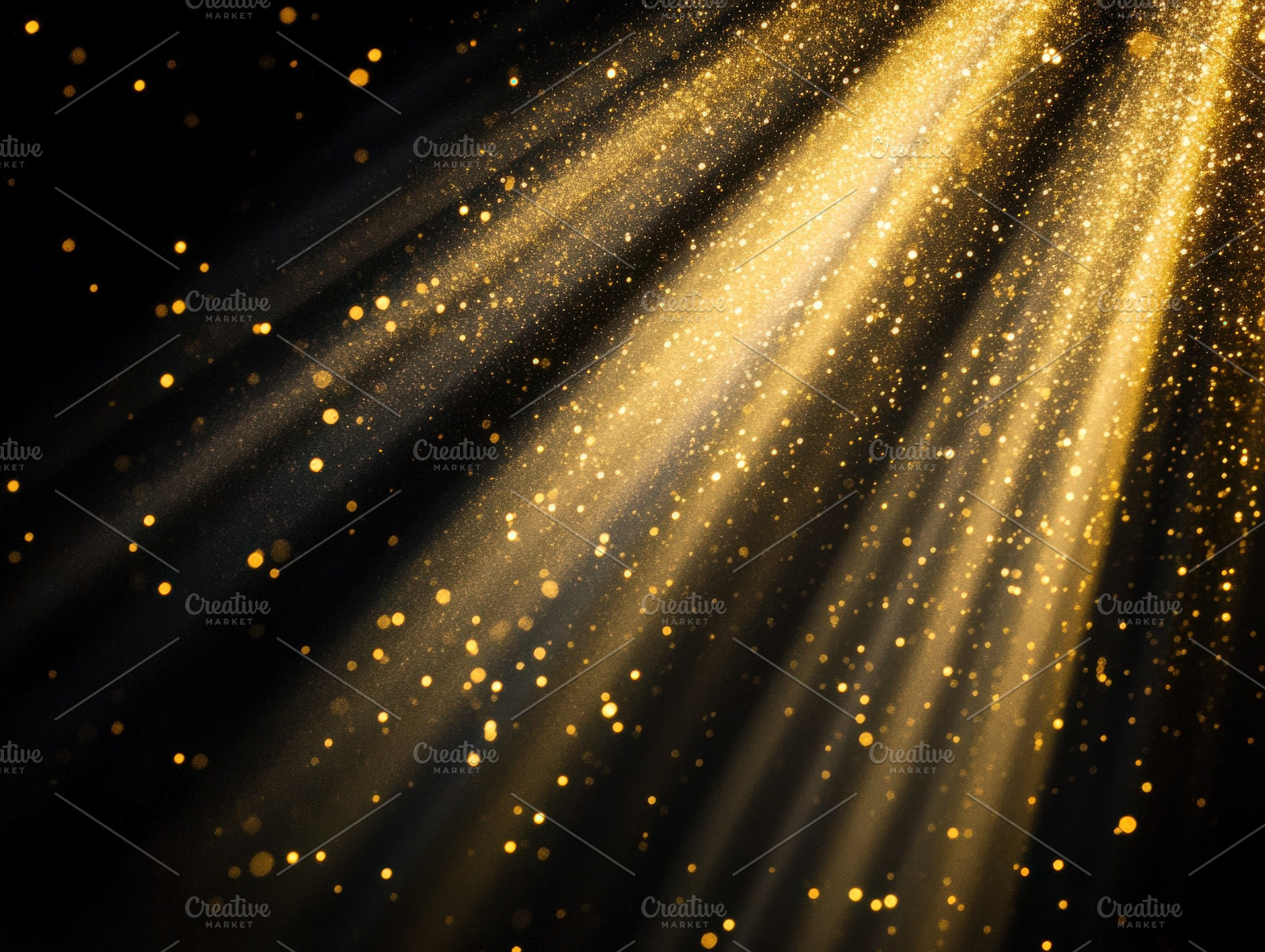 Abstract Golden Light Rays & Sparkle, a Background Photo by Virgo Studio