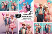 Colorful infinite Love Portrait, a Person Illustration by Digital Art Mahdiseño (Thumbnail 1 of 9)