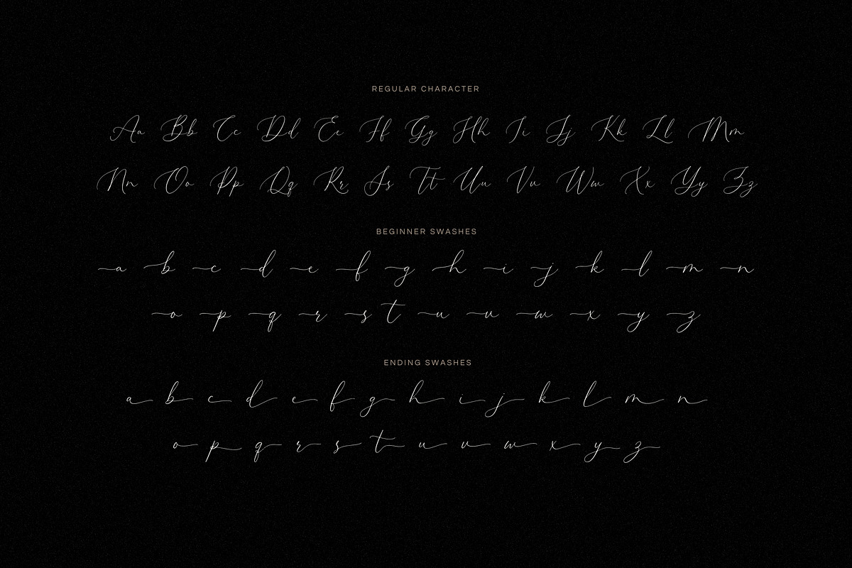 Bridals Romantican - Handwritten, a Handwritten Font by Runsell Studio (Photo 5 of 6)