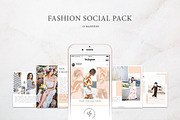 Instagram / Fashion Social Pack 2, a Social Media Template by Blossom (Thumbnail 1 of 6)