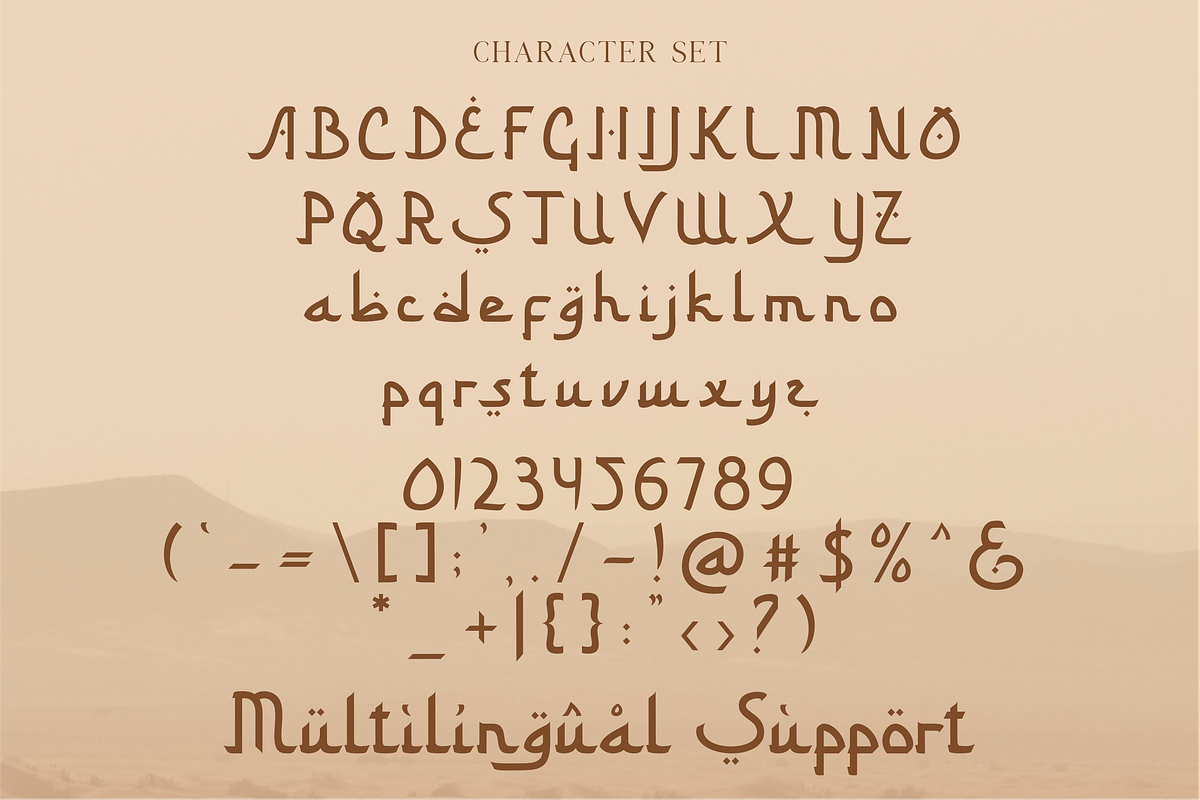 Khalid, a Symbol Font by Flawless And Co (Photo 4 of 10)
