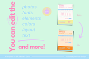 Pretty Pop Invoice Template, a Stationery Template by Hell Yeah Designs (Thumbnail 4 of 5)