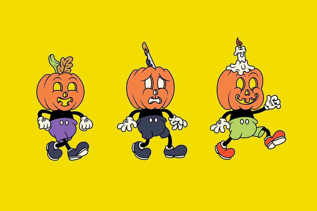 Jack O' Lantern Mascot Creator, a Seasonal Illustration by The Isian (Photo 10 of 17)