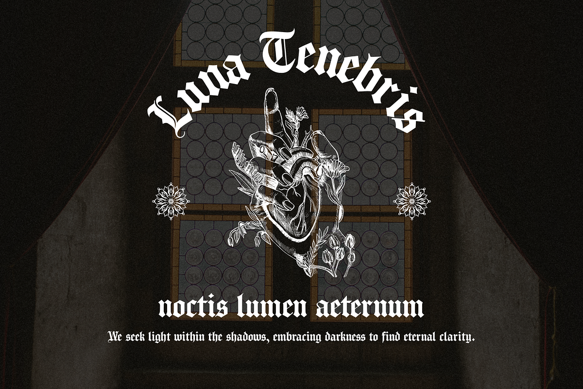 Highborne – Medieval Typeface, a Blackletter Font by Creacy Studio (Photo 8 of 11)