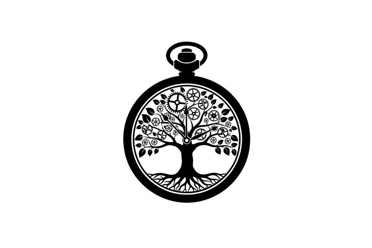 Steampunk Tree of Life Symbol Bundle, an Illustration by yasushie (Photo 14 of 31)