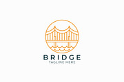 Bridge Logo At Circular Frame Brand, a Branding & Logo Template by Signatoro (Thumbnail 1 of 3)
