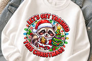 Funny Raccoon Christmas PNG Clipart, an Object Graphic by Zahyl Studio (Thumbnail 3 of 7)