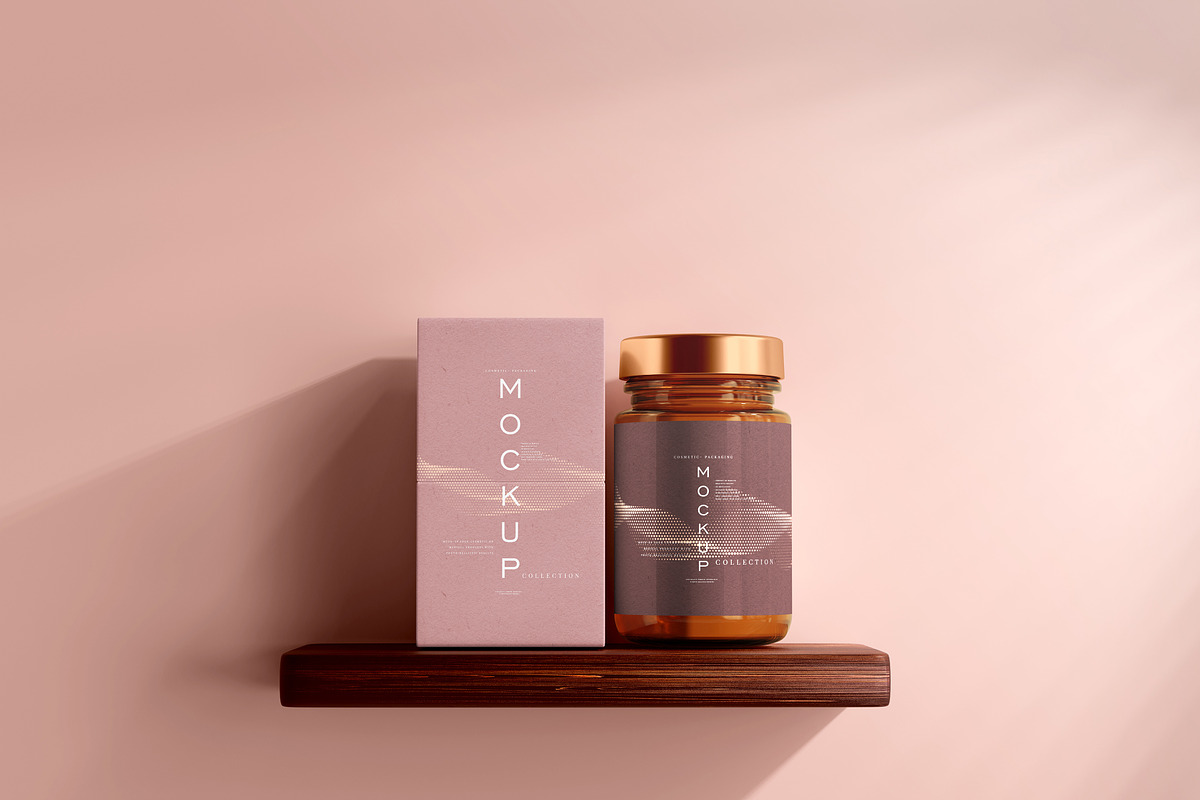390+ Cosmetic Branding Mockup Scenes, a Cups & Container Mockup by pmvch (Photo 228 of 367)