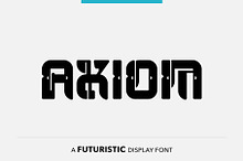 Axiom - Futuristic font