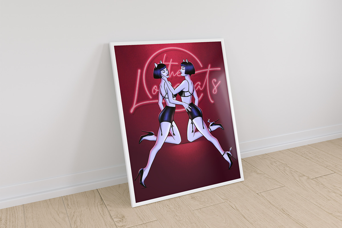 Pin Up Girls, a Person Illustration by Croisy (Photo 4 of 4)