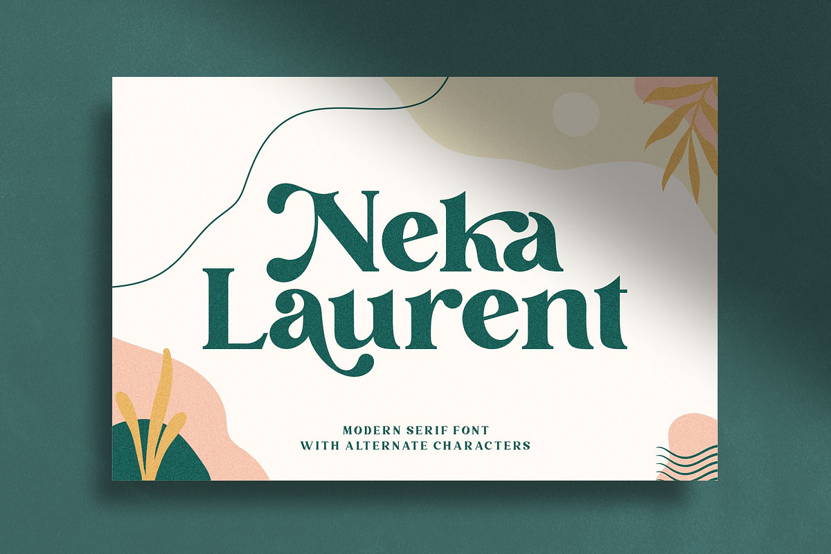 Neka Laurent - Modern Serif, a Serif Font by ErgibiStudio (Photo 1 of 9)