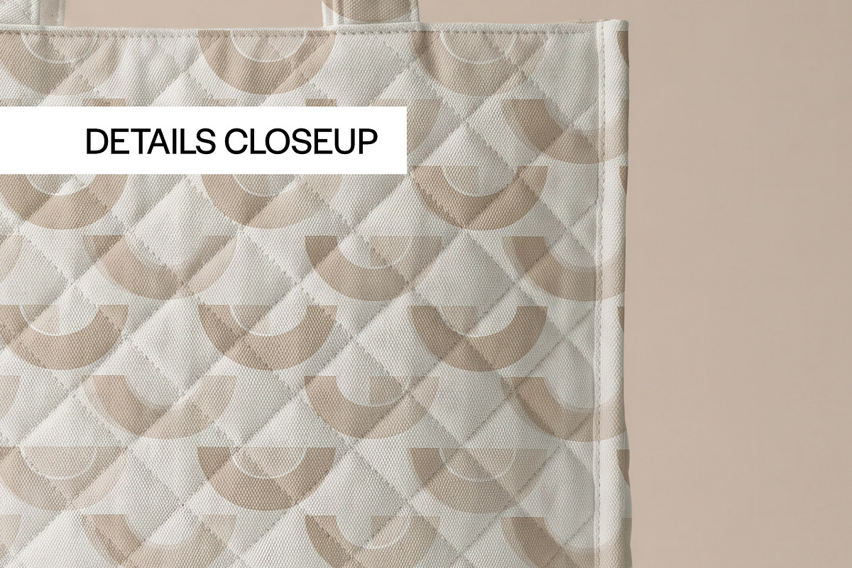 Quilted Tote Bag Mockup PSD, a Product Mockup by 1001 mockups (Photo 4 of 10)