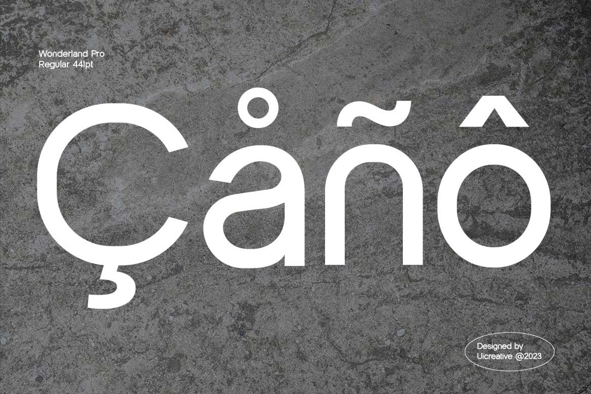 WONDERLANDPRO Modern Sans Serif Font, a Sans Serif Font by UICreative (Photo 3 of 13)