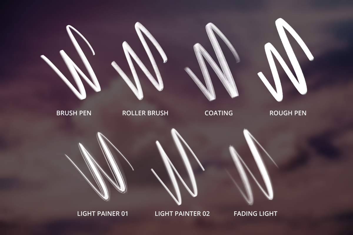 Procreate Light and Effect Lettering preview 4