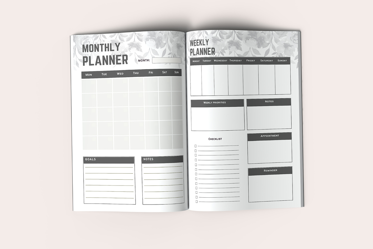 2024 Daily, Weekly & Monthly Planner, a Templates & Theme by KDPISH (Photo 3 of 5)