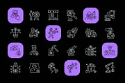 Animated Crypto Icon Art Set, an Outline Icon by Prosymbols (Thumbnail 2 of 4)